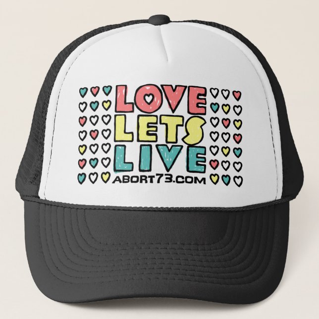 Love Lets Live (Alternate) / Abort73.com Trucker Hat (Front)