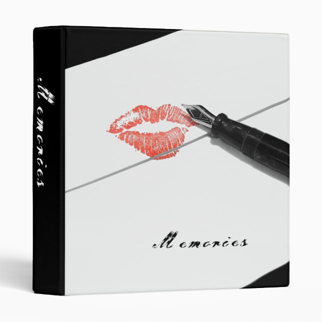 Love Letter 1" Memories Photo Album Binder (Front/Spine)