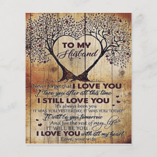 Love Letter To Husband   Special Gift For Man   Flyer