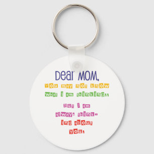 Love letter to Mom Keychain