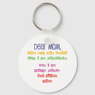 Love letter to Mom Keychain