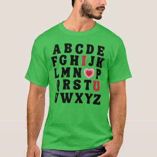 Love Letters ABC girl T-Shirt