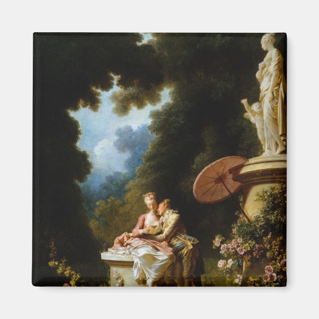 Love Letters by Jean Honore Fragonard Magnet (Front)