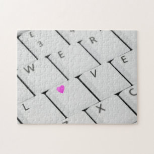 Love Letters Computer Keyboard Jigsaw Puzzle