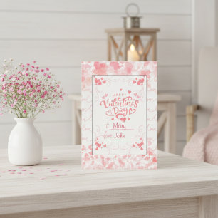 Love Letters in Bloom: Personalize Your Valentine Holiday Card