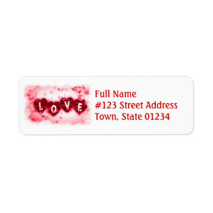 Love Letters Mailing Label