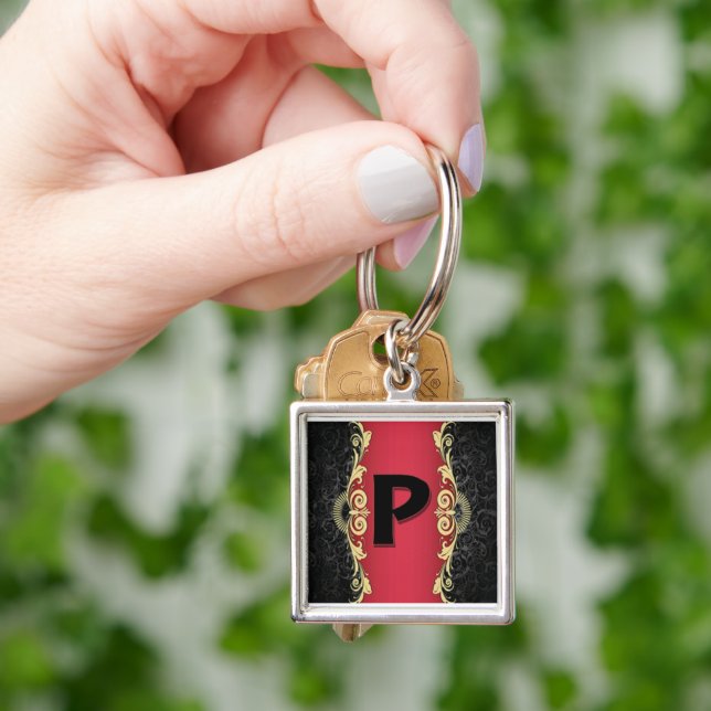 Love Letters "P"  Keychain (Hand)
