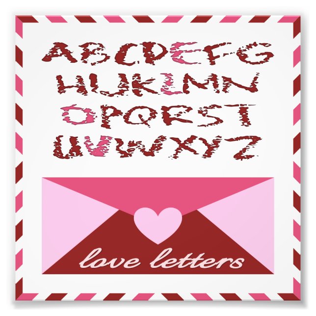 Love Letters Photo Print (Front)