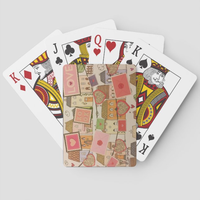 Love Letters Playing Cards (Back)