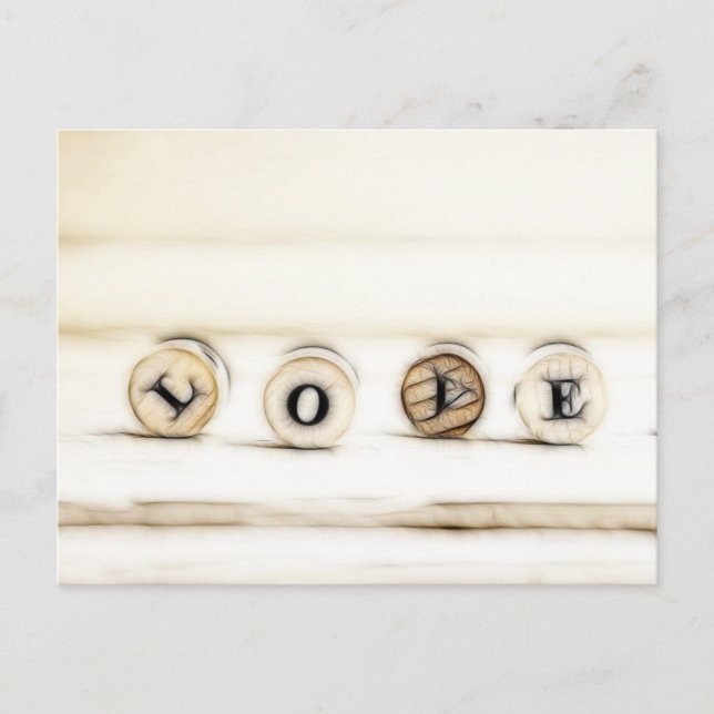 Love Letters Postcard (Front)