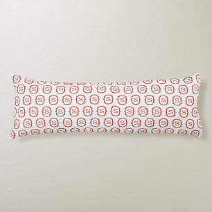 Love Letters "S"  Body Pillow