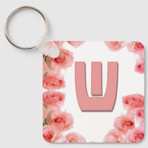 Love Letters "W" Keychain