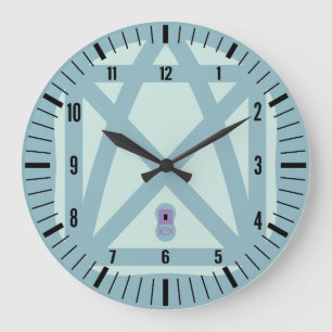 LOVE ?LEX PSTAN BY MASANSER PIXELAT LARGE CLOCK