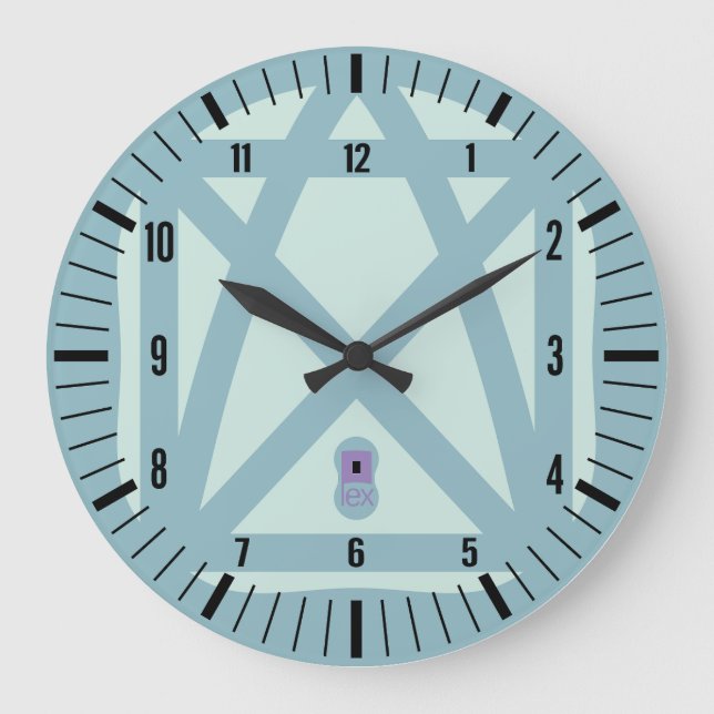 LOVE ?LEX PSTAN BY MASANSER PIXELAT LARGE CLOCK (Front)