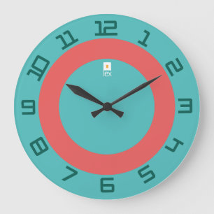 LOVE LEX REDREEN BY MASANSER LARGE CLOCK