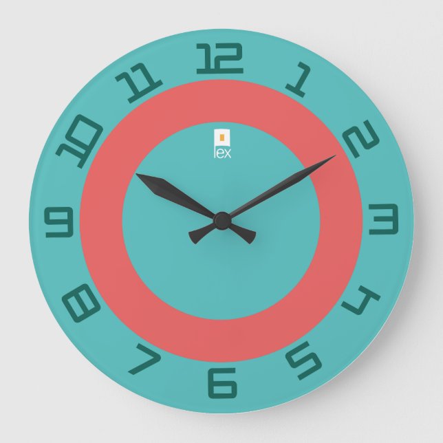 LOVE LEX REDREEN BY MASANSER LARGE CLOCK (Front)