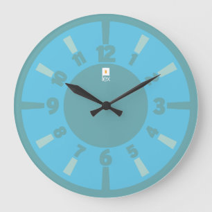LOVE LEX RELAXING BY MASANSER PIXELAT LARGE CLOCK