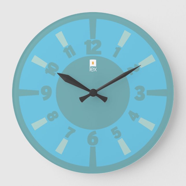 LOVE LEX RELAXING BY MASANSER PIXELAT LARGE CLOCK (Front)