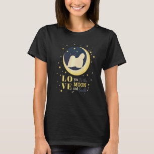 Love Lhasa Apso Dog To The Moon T-Shirt