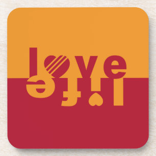 LOVE LIFE coasters