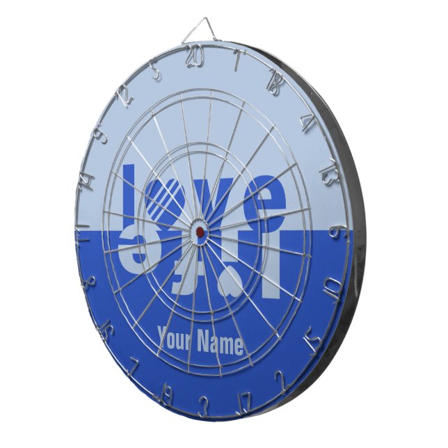 LOVE LIFE custom dart board (Front Right)