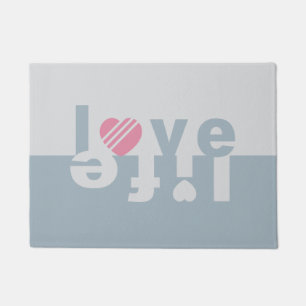 Love / Life door mats