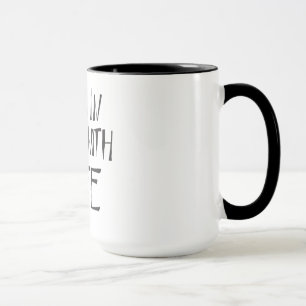 Love Life Happiness Attitude Success Quote Mug