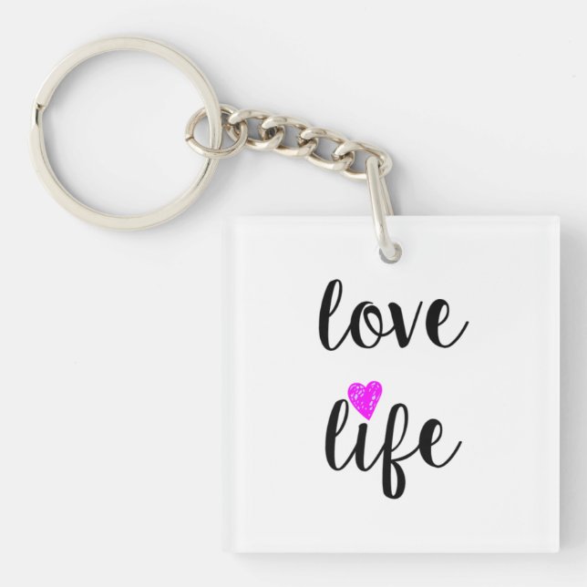 Love Life Keychain (Front)
