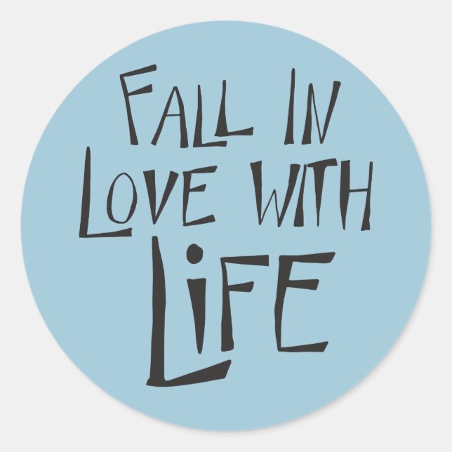Love Life Motivational Attitude Stickers (Front)
