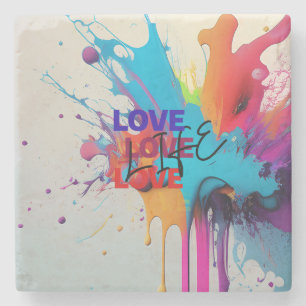 Love Life Stone Coaster