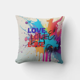 Love Life Throw Pillow