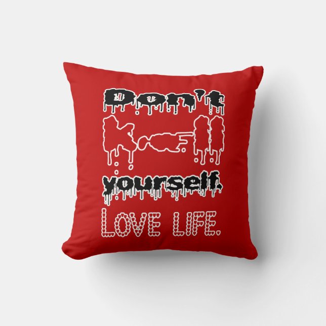 Love Life Throw Pillow (Front)