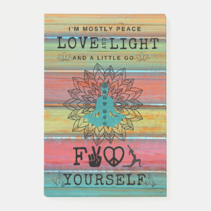 Love & Light Yoga Post-it Notes