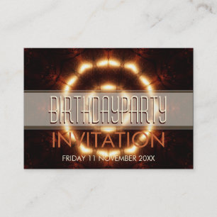 Love Lights Circle Pocket size Invitations