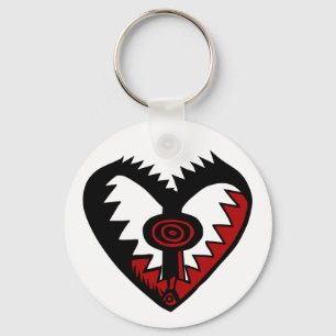 Love like a bear trap keychain