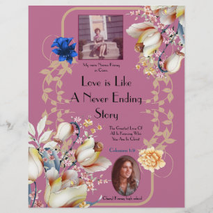 Love like a Never Ending Story Personalized Paper