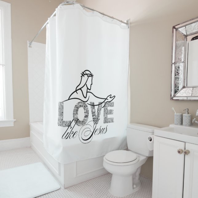 Love Like Jesus Christian Typography Design (In Situ)