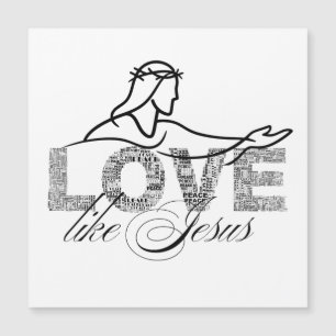Love Like Jesus Christian Typography Design