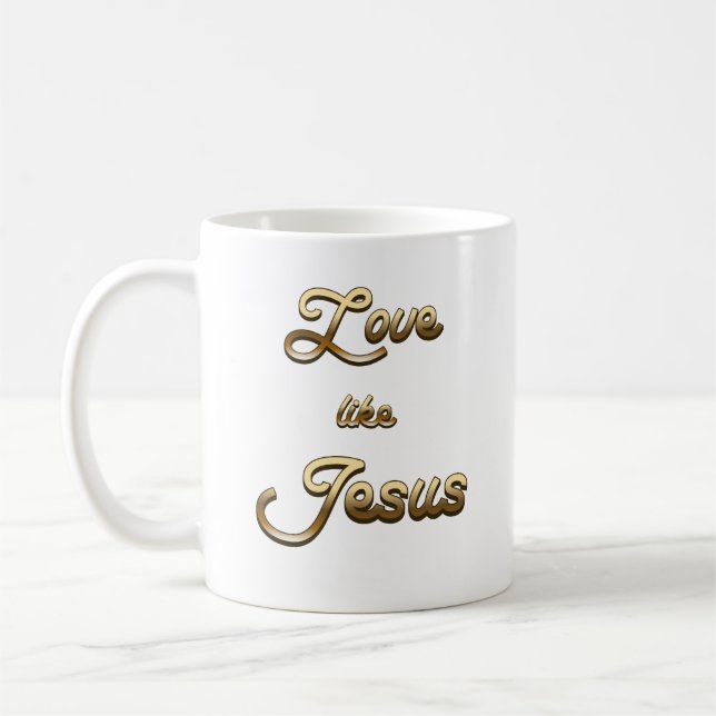 Love like Jesus Coffee Mug (Left)
