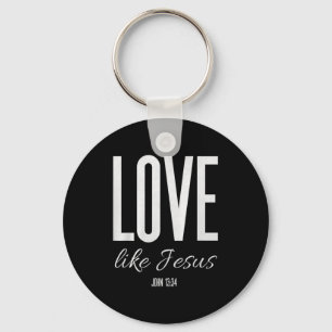 Love Like Jesus John 13_ Bible Verse Christian Scr Keychain