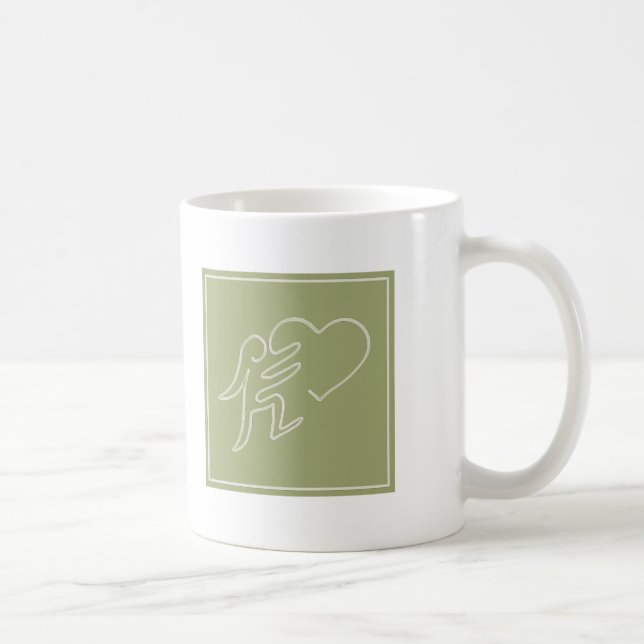 LOVE (LIME) COFFEE MUG (Right)