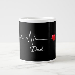 Love Line Dad Gift Large Coffee Mug