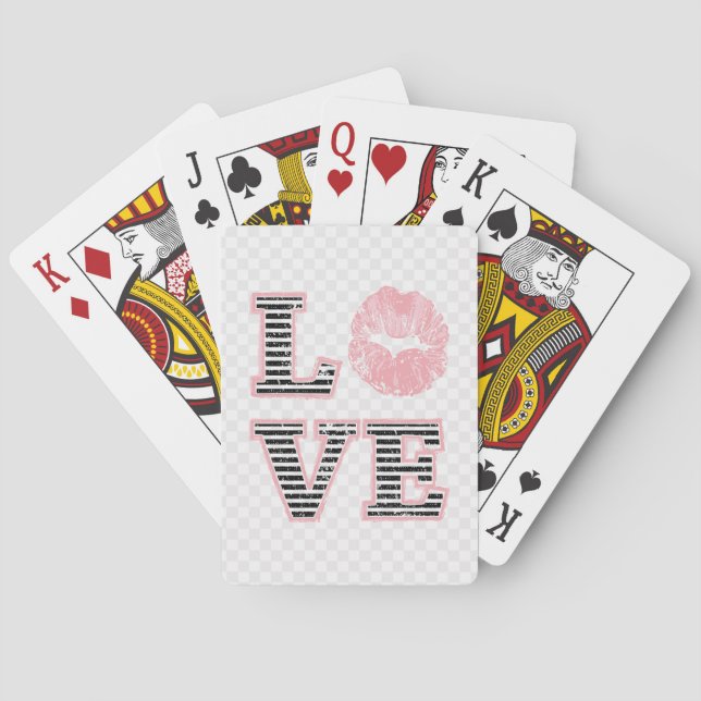 Love Lips Playing Cards (Back)