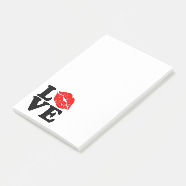 Love Lips Post-it Notes (Angled)