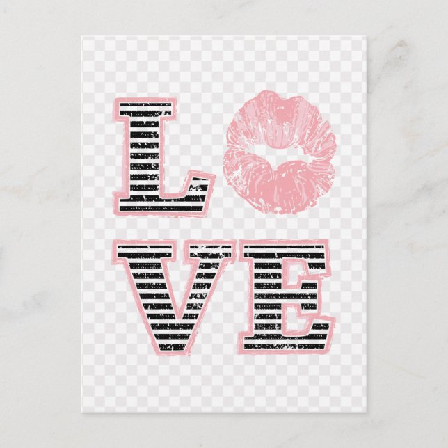 Love Lips Postcard (Front)