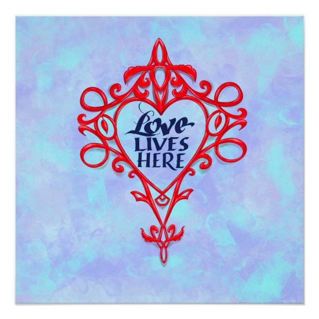 Love Lives Here, poster (Devant)
