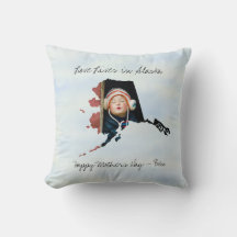 Love Lives In Alaska State Shaped Custom Photo