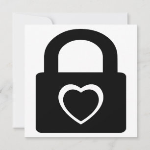 love lock down invitation