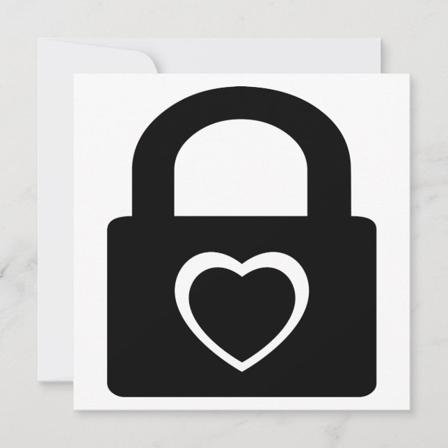 love lock down invitation (Front)