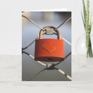 Love Lock Greeting Card